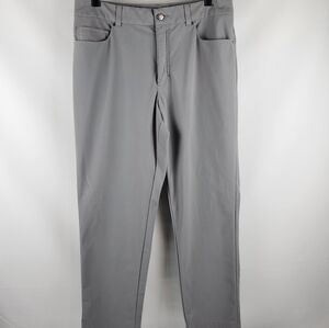 VRST Pants Mens 34x29 Gray Commuter Chino Flat Front Straight Stretch Pockets